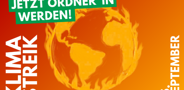 Klimastreik: Jetzt Ordner*in werden! 15. September